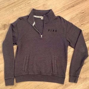 VS PINK Half Zip Sweatshirt